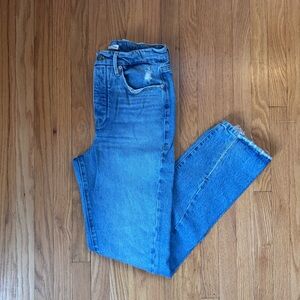 Good American Light Blue Straight Leg Jeans